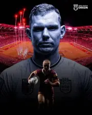 Manly warringah sea Eagles nrl rugby team player poster, state of origin qld ma