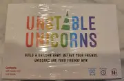 TeeTurtle Unstable Unicorns Card Game Toy New Sealed 2018