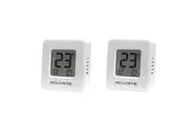 2x Acurite Compact Indoor Digital Thermometer Home Temperature Wall Mounted