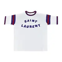 在飛比找momo購物網優惠-【YSL】YSL SAINT LAURENT毛氈字母LOGO