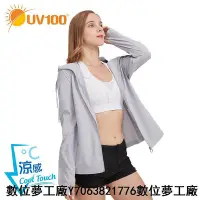 在飛比找Yahoo!奇摩拍賣優惠-UV100防曬 抗UV-冰絲輕量連帽外套-女(AA21561