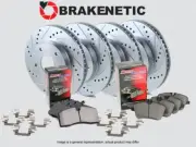 F&R BRAKENETIC Sport Drill Slot Brake Rotors + Ceramic Pads JCW GP 36.34213.12 (for: Mini)