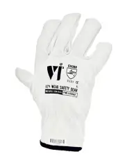 144Pair 1CTN-VJ'S Safety Gear Cow Grain PREMIUM Rigger / Driving Gloves 144 Pair
