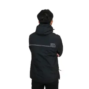 【Superdry】背後線條 防風衣 連帽 外套 三拉鍊 男外套 防潑水 機能外套 平輸品(極度乾燥 防風衣)