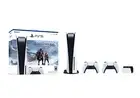 Sony PS5 Disc Console+GODofWAR Ragnarök Game+2 Controller+ChargeStation Bundle