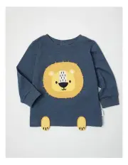 [Sprout] Lion T-Shirt in Blue