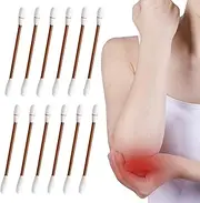 50 Pcs Cotton Iodine Swabs Individually Wrapped - Disposable Iodophor Swabsticks Medical Sanitary First Aid Kit Emergency Care Safety for Adult Kids