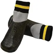 ZEEZ Dog Waterproof Socks Black 3XL 6.6x15cm, Black, 3XL