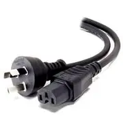 Alogic 3m Aus 3 Pin Mains Plug to IEC C15 High Temperature (M/F)