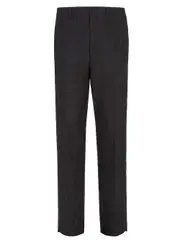 [Fendi] Fendi-Pantaloni In Jacquard Ff Di Lino-Uomo 48