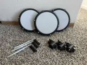 Alesis Nitro Max 8” Tom Mesh Drum Pads NEW w/1.5" Clamps (Single Zone)