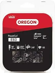 Oregon E60 PowerCut 16-Inch Chainsaw Chain, Fits Husqvarna, Stihl, Echo