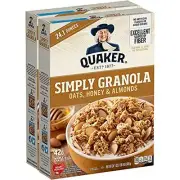 Quaker Simply Granola Honey & Almond, Pack of 2