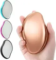 Bleame Crystal Hair Eraser, Crystal Hair Remover for Women and Men, Painless Exfoliation Magic Crystal Hair Remover Crystal Smooth Hair Remover for Legs, Back, Arms(1PC, Rose Gold)
