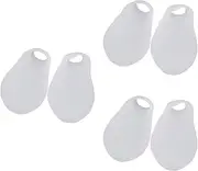 Mobestech 6pcs Silicone Toe Sleeve Protector Elastic Bunion Protector for Toe Cushions for Sports Activities Comfortable and Tubes