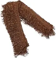 Homoyoyo 1 Roll Curtain Lace Polyester Tassel Embellishments Fringe Trim Accessory Sewing Accessories Fringing Material Curtains Drapery Style Sewing Decoration Curtain Decor Coffee