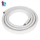 White Install Kit For Mini Split Heat Pump Systems 16 Feet 3/8" - 5/8" Dia