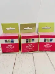 2 Pack We R Memory Keepers Tab Refills Double Sided 12x13mm Tabs 70924-4 Pink