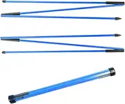 Golf Practice Rods - Golf Practice Rods,Golf Alignment Rods 2 Pack for Aiming, Putting, Full Swing Trainer, Posture Corrector Golf Training
