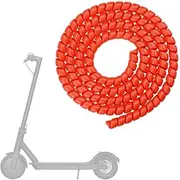 zalati Scooter Cable Protector Spiral Cover Tube Protection Compatible with Xiaomi M365/Pro/1S/Pro2/Mi3, Ninebot Scooter, Universal E-Scooter Accessories - Red, 1.2M
