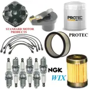 Tune Up Kit Filters Cap Wire Spark Plugs For CHEVROLET P10 VAN L6 4.1L 1970-1972