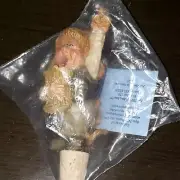 Spit N Whittle Fine Wood Carving Reproduction Whimsical Bottle Stopper Handmade