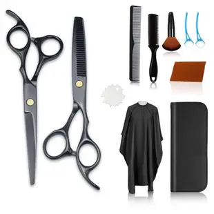 Professional Hairdressing Scissors Kit Stainless Steel Barbe