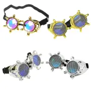 Men Womens Steampunk Goggles Cosplay Vintage Gothic Eyewear Cosplay Costume
