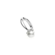 MIKIMOTO Ring Charm Ear Cuff Akoya Pearl Silver 16853