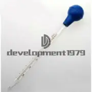 New Rubber Head Glass Dropper Glass Pipettes Dropper scale line 5mL