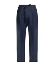 Drawstring casual pants 48,52,54 Black