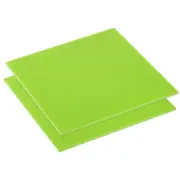 PMMA Acrylic Sheets Colored Non Transparent 6x6 Inch Dark Green for Crafts 2pcs