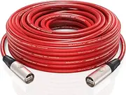SuperCAT XM Festival Grade Shielded CAT6a etherCON Cable, Flexible Polyurethane Jacket, Neutrik Connectors (10 Meters, Red)