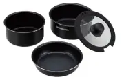 CAPTAIN STAG Cooker Multi-Pot Frying Pan Set Compact with Storage Case