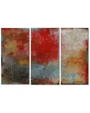 Ready2HangArt Impromptu 3pc Wrapped Canvas Wall Art by Norman Wyatt