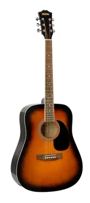 Redding Dreadnought Steel String Acoustic Guitar Vintage Sunburst