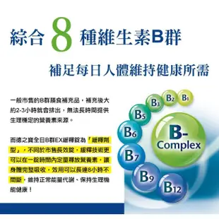 【Doppelherz 德之寶】全日B群EX緩釋錠45錠x5盒(共225粒｜德國雙心)