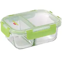 在飛比找康是美優惠-CorelleBrands 康寧餐具 密扣耐熱玻璃分隔保鮮盒