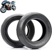 90/65-6.5/110/50-6.5 Smooth Tubeless Tires Suitable for Front and Rear Tire Accessories of Mini Motorcycle/49cc Small Sports Car,Wearable