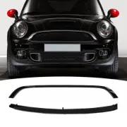 2PCS For Mini Cooper R55 R56 R57 2007-2015 Front Bumper Grille Mesh Outer Trims