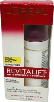 L'Oreal Revitalift Complete SPF 30 Day Lotion Anti Wrinkle Aging Moisturizer
