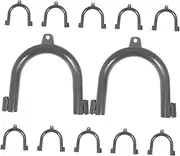 CAXUSD 12pcs U Shape Washing Machine Drain Hose Guide Clamp Tool Installation for Securely Holding Drain Hoses Drum Hooks and Thin Pipes Durable and Lightweight Washing Machine