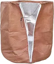 Yplkm Plant Covers for Winter, Frost Covers for Outdoor Plants, Frost-proof Flower Pot Protective Bag with Zip and Drawstring, Effective Plant Protection, Frost Protection,