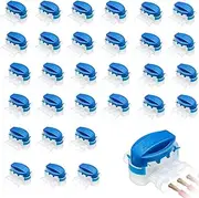 Powice Pack of 30 Cable Connectors, Robotic Lawnmowers, Waterproof Connectors, Lawn Robot Cable with Gel Filling for Lawnmower, Automower