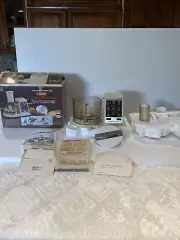 Hamilton Beach 2 Speed Food Processor Almond Model 702 Made In USA New In Box