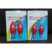 在飛比找蝦皮購物優惠-節能省電LED紅色神明燈 110V 1W E12螺紋口燈泡 