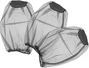 Professional Mosquito Head Netting Hat Mesh 3pcs Set for Outdoor Use Hiking Camping Traveling Bug Protection Black