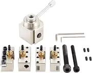 Quick Change Lathe Holder, Steel Mini Lathe Tool Post and Holders Multifid Tool Holder