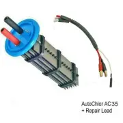 AUTOCHLOR AC35 STD 35AMP K-Chlor Chlorinator Cell + 1/2 Lead Kit