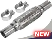 EXHAUST CAT FLEX FLEXI REPAIR PIPE HOSE + CLAMPS FOR PEUGEOT PARTNER / TEPEE 1.6